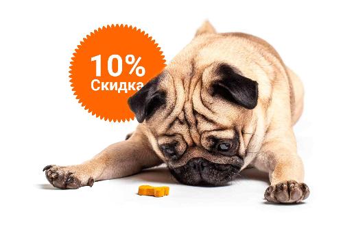 -10% на зоотовары акция в Тюмени компании Инженер выгодно
