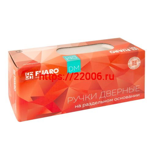 Ручка Fuaro (Фуаро) раздельная K.DM51.Straight (Straight DM) CP-8 хром фото 2