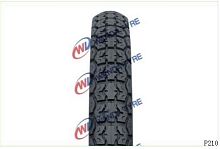 Покрышка 17" 3.00-17 Р210, без камеры, мотоцикл, Баджадж передние, WANDA