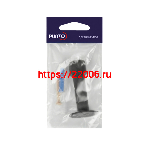 Упор Punto (Пунто) дверной настенный DFIX/W85 INOX BL-24 черный фото 3 Упор Punto (Пунто) дверной настенный DFIX/W85 INOX BL-24 черный фото 3