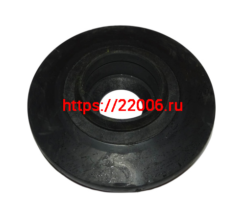 Колесо катка Буран, Буксировщик пласт. ф130х12 под 205 подшипник, с отверстием