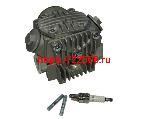 Головка цилиндра "Альфа, Zodiak" в сборе 47 мм (70см3) (клапана, распр., коромысло и т.д.) Головка цилиндра "Альфа, Zodiak" в сборе 47 мм (70см3) (клапана, распр., коромысло и т.д.)