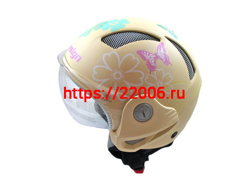 Мотошлем THH T-9 №2 matte cream/white orang (S) Мотошлем THH T-9 №2 matte cream/white orang (S)