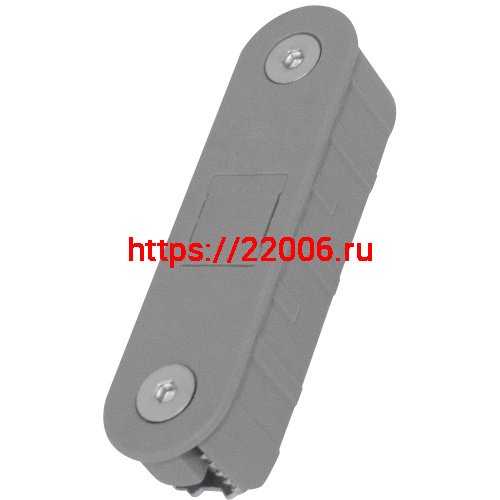 Ответная планка AGB (АГБ) для защелок Touch (для алюминиевых коробок) B02404.30.78 (серый) Ответная планка AGB (АГБ) для защелок Touch (для алюминиевых коробок) B02404.30.78 (серый)