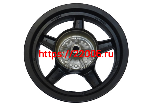 Обод 12" задний литой, барабан. тормоз WIZARD (5-ти лучевой) (НАБОР)