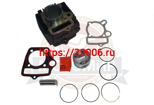 Цилиндр в сборе "Альфа, Zodiak110" 52,4 мм МАРК 49.5 куб (цилиндр+поршень+палец+кольца) Цилиндр в сборе "Альфа, Zodiak110" 52,4 мм МАРК 49.5 куб (цилиндр+поршень+палец+кольца)