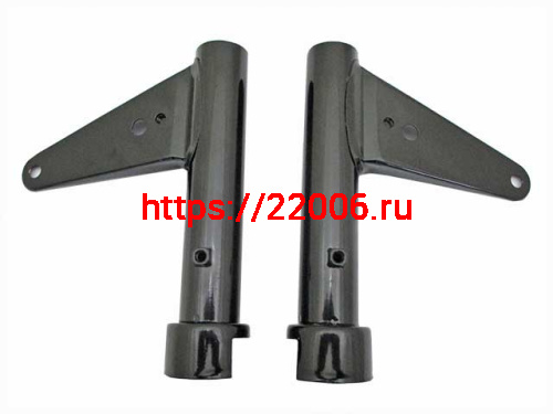 Кожухи передней вилки (крепления фары) DINGO, DELTA, ALPHA черный 2шт (левая+правая)