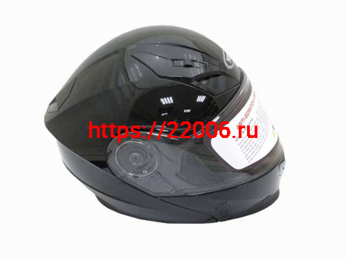 Мотошлем YM-927 черный (L) Мотошлем YM-927 черный (L)