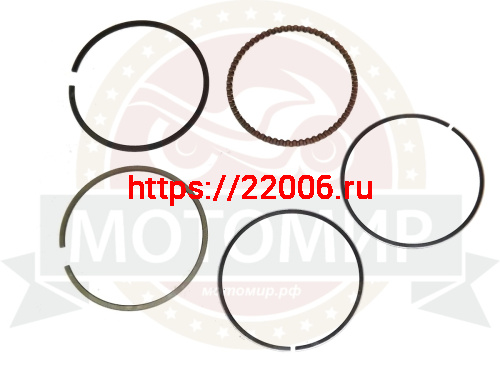 Кольца поршневые 4х такт. 57,40 мм GY6 150cc