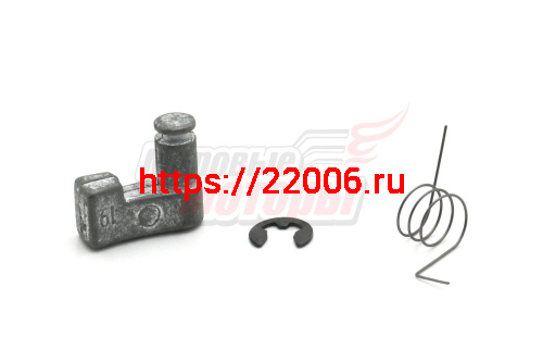 Собачка стартера с пружиной мотокосы BC/GBC-026 (комплект= 1 собачка металл+1 пружина+1 шайба) Собачка стартера с пружиной мотокосы BC/GBC-026 (комплект= 1 собачка металл+1 пружина+1 шайба)