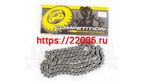 Цепь SFR (428) SFR -128 зв. (Муравей, Тула, VIRUS250, аналог ПР 12.7-18,2)  цветная коробочка