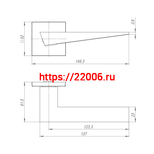 Ручка Ajax (Аякс) раздельная K.JS51.TRIO SSG-39 сатинированное золото фото 2 Ручка Ajax (Аякс) раздельная K.JS51.TRIO SSG-39 сатинированное золото фото 2