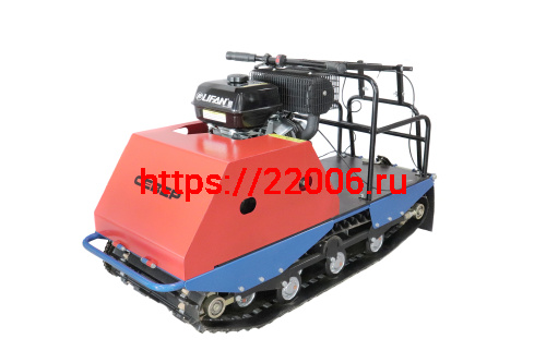 Мотобуксировщик 18,5 л.с. Север-Э (3 тел.) дв. HEMEN эл./зап., вариатор "Сафари", катковая подв., комплектация без аккумулятора