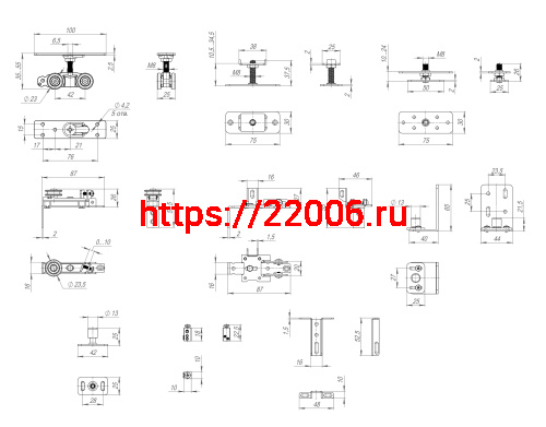 Комплект Armadillo (Армадилло) для телескопического открывания SLD.Comfort-PRO.SET5.telescope/80 (Comfort - PRO SET 5) фото 5 Комплект Armadillo (Армадилло) для телескопического открывания SLD.Comfort-PRO.SET5.telescope/80 (Comfort - PRO SET 5) фото 5