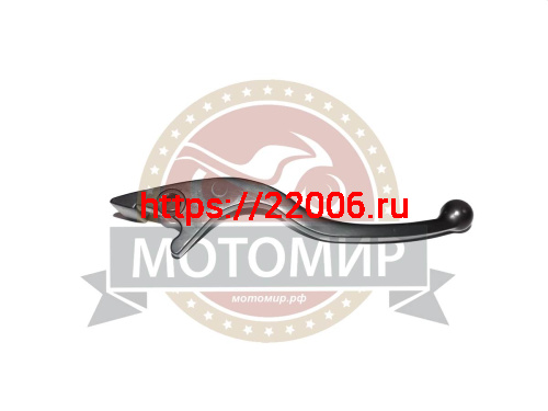 Рычаг тормоза гидравлического (рыбка) голый, черный правый Рычаг тормоза гидравлического (рыбка) голый, черный правый