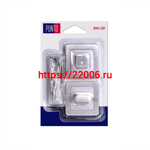 Ручка Punto (Пунто) поворотная LM/A BK6.K.QR52 SN/CP-3 матовый никель/хром Ручка Punto (Пунто) поворотная LM/A BK6.K.QR52 SN/CP-3 матовый никель/хром