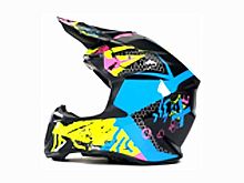 Мотошлем VIRTUE MD-902 Кросс черно-голубой (L)