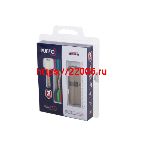 Цилиндровый Punto (Пунто) механизм MaxPro7000Key110mm(50+10+50) SN никель 7key фото 2