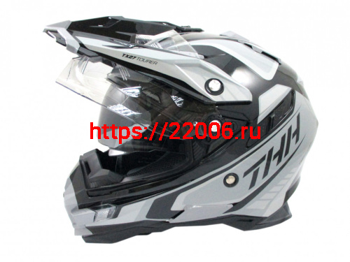 Мотошлем THH TX-27 №3 black/grey (M) Мотошлем THH TX-27 №3 black/grey (M)