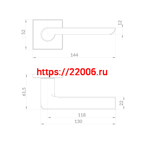 Ручка Punto (Пунто) раздельная K.EST.Q52.SANDY SSG-39 сатинированное золото фото 3 Ручка Punto (Пунто) раздельная K.EST.Q52.SANDY SSG-39 сатинированное золото фото 3
