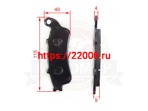 Колодки тормозные дисковые ATV FDB2075 Колодки тормозные дисковые ATV FDB2075