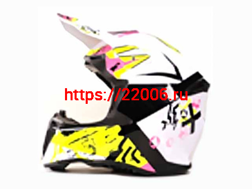 Мотошлем VIRTUE MD-902 Кросс бело-черный (S)