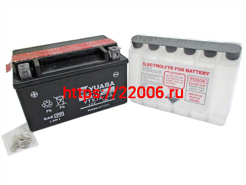 Аккумулятор YUASA MF YTX7A-BS сухозаряженный с электролитом (150*87*94) Аккумулятор YUASA MF YTX7A-BS сухозаряженный с электролитом (150*87*94)