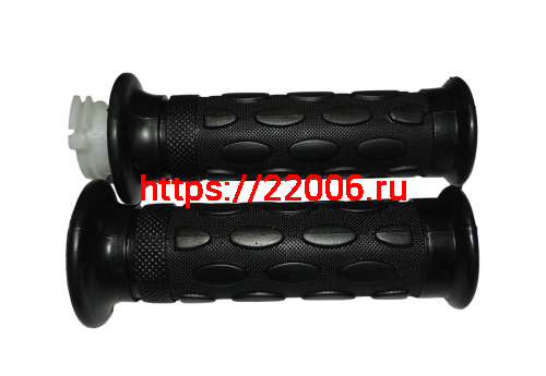 Ручка руля правая (газа) TRICKLER в сборе (с резинкой) + ручка левая (резиновая) (45050016+45060016) фото 2 Ручка руля правая (газа) TRICKLER в сборе (с резинкой) + ручка левая (резиновая) (45050016+45060016) фото 2