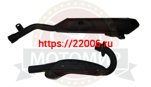 Глушитель ADVENTURE 250 167FMM (230CGB) + колено (18012531) Глушитель ADVENTURE 250 167FMM (230CGB) + колено (18012531)