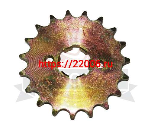 Звезда 19 зуб. (428) (d21-25; 2x37) цепи, ведущая ATV PANTERA 200 (116300501072201)
