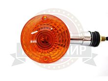 Боковой фонарь (BF-22) круглый Иж ПС желтое стекло хром (компл. 4 шт.)