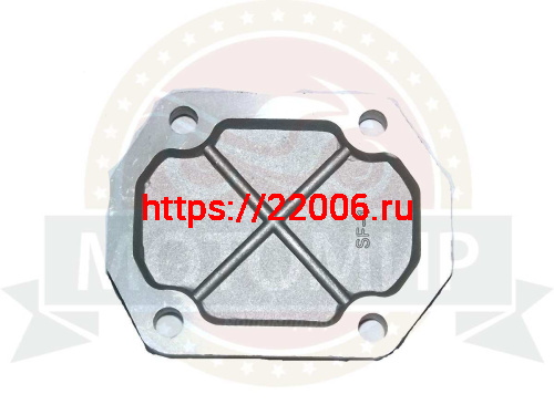 Крышка головки цилиндра Альфа, "Zodiak", TTR125, DINGO 125, 139FMB, передняя верхняя ("квадрат") фото 2