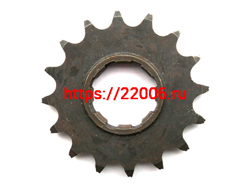 Звезда ведущая Иж 16 зубьев (оксидированая, черная) Звезда ведущая Иж 16 зубьев (оксидированая, черная)