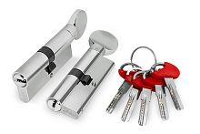 Цилиндровый Fuaro (Фуаро) механизм (D-PRO502/120) D-PRO5002Knob120(55+10+55) CP хром 5Key
