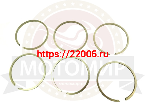Кольца Ява 12В 4 ремонт (59,0мм) (1 компл. =6 шт.) Кольца Ява 12В 4 ремонт (59,0мм) (1 компл. =6 шт.)
