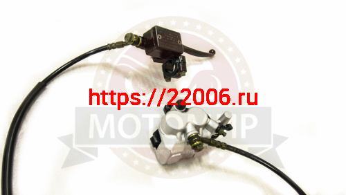 Гидравлика передняя в сборе Fighter125 (тормоз в сборе) посадочные 51 мм (L-1100mm, 2 поршня) фото 4 Гидравлика передняя в сборе Fighter125 (тормоз в сборе) посадочные 51 мм (L-1100mm, 2 поршня) фото 4