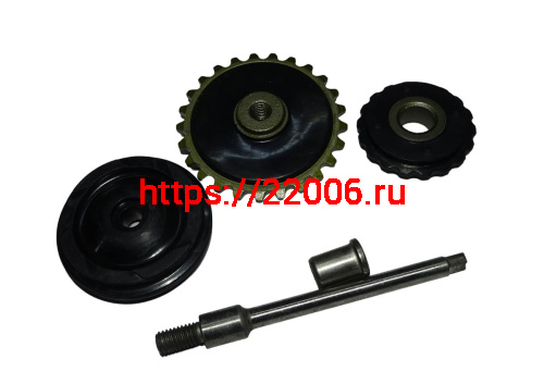 Ролик натяжителя цепи ГРМ 139FMB,  Альфа, Задиак набор №1 (Комплект звезд ГРМ+шток  маслонасоса) фото 2