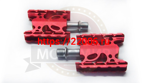 Педали Вело алюминий, красные HX-V29 Педали Вело алюминий, красные HX-V29