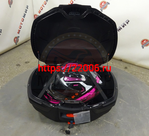 Кофр багажный мото задний CIGNA E-67 48л черный фото 2