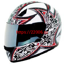 Мотошлем THH TS-38 №4 white/ red (L) Мотошлем THH TS-38 №4 white/ red (L)