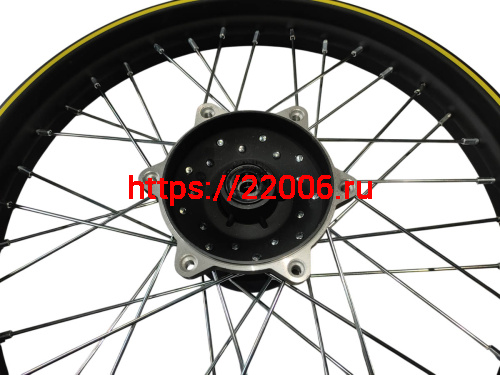 Обод 19" передний спицы,  диск. тормоз CORSAR 250 в сборе (32) фото 2