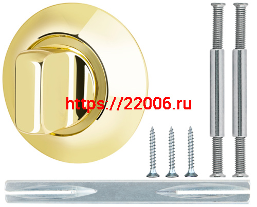 Ручка Armadillo (Армадилло) поворотная WC-BOLT BK6-1GP/SG-5 золото/матовое золото фото 2 Ручка Armadillo (Армадилло) поворотная WC-BOLT BK6-1GP/SG-5 золото/матовое золото фото 2