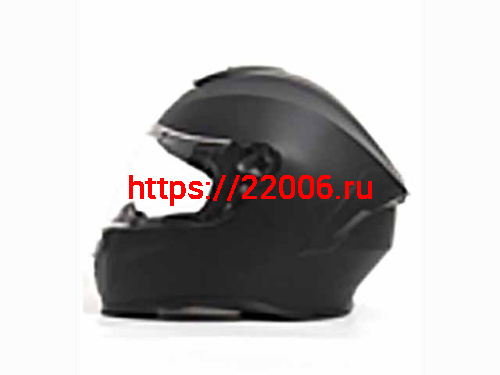 Мотошлем VIRTUE MD-813 закрытый черный матовый (M)