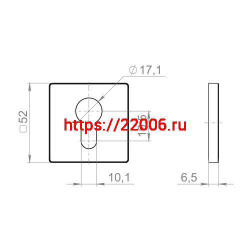 Накладка Fuaro (Фуаро) на цилиндр ET.K.ZL52 BL-24 черный фото 3 Накладка Fuaro (Фуаро) на цилиндр ET.K.ZL52 BL-24 черный фото 3
