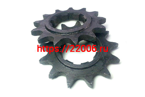 Звезда ведущая Иж 13 зубьев (оцинкованная, желтая) Звезда ведущая Иж 13 зубьев (оцинкованная, желтая)