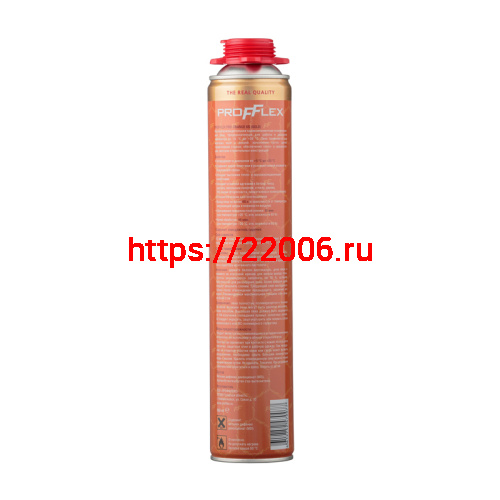 Пена монтажная PROFFLEX PRO GOLD 65л зимняя фото 2 Пена монтажная PROFFLEX PRO GOLD 65л зимняя фото 2