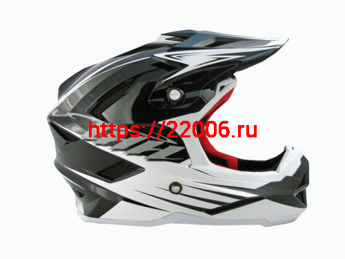 Мотошлем THH T-42 №2 black/white (M) Мотошлем THH T-42 №2 black/white (M)