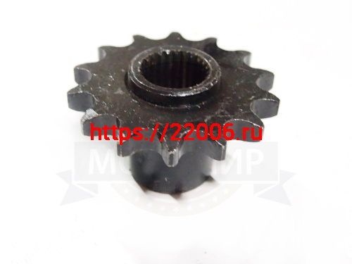 Звезда 14 зуб. (530) (d25) цепи, ведущая ATV HAMMER (мелкий шлиц) ( 116322901073201 ) фото 2