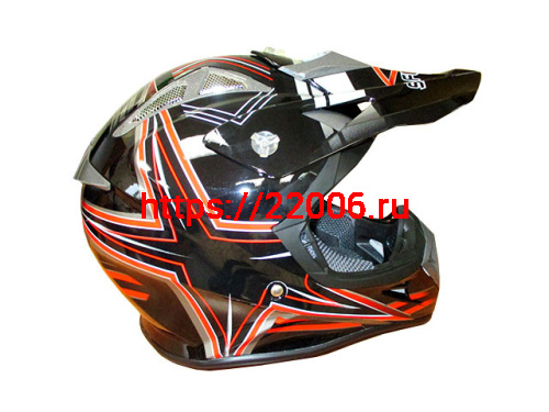 Мотошлем SAFEBET HF-116 (cross) black Q158-R (L) Мотошлем SAFEBET HF-116 (cross) black Q158-R (L)