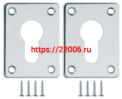 Накладка Fuaro (Фуаро) на цилиндр ESC.C+C/K.set (ESC083) CP хром (2шт.) Накладка Fuaro (Фуаро) на цилиндр ESC.C+C/K.set (ESC083) CP хром (2шт.)